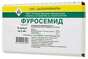 Купить фуросемид, раствор для внутривенного и внутримышечного введения 10мг/мл, ампулы 2мл, 10 шт в Кстово