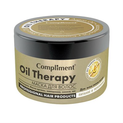 Купить compliment oil therapy (комплимент) маска для всех типов волос питание и укрепление, 500мл в Кстово