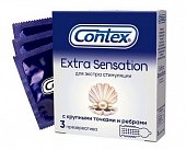 Купить contex (контекс) презервативы extra sensation 3шт в Кстово