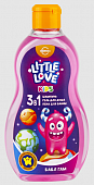 Купить little love (литтл лав) шампунь+гель для душа+пена для ванн 3в1 детский бабл гам, 400 мл в Кстово