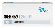 Купить фенибут, таблетки 250мг, 50 шт в Кстово