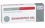 Лизиноприл-OBL, таблетки 10мг, 60 шт