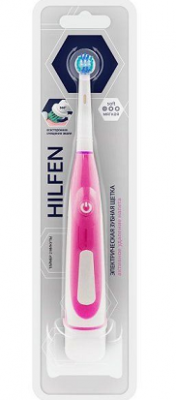 Купить хилфен (hilfen) электрическая зубная щетка детская розовая артикул r2021 в Кстово