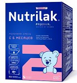 Купить нутрилак премиум 2 (nutrilak premium 2) молочная смесь с 6 месяцев, 600г в Кстово