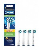Купить oral-b (орал-би) насадка для электрической зубной щетки crossaction eb50rb, 4 шт в Кстово