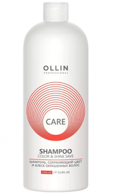 Купить ollin prof care (оллин) шампунь для окрашенных волос сохранение цвета и блеска, 1000мл в Кстово