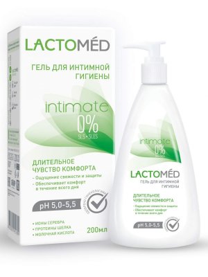 Купить lactomed (лактомед) гель для интимной гигиены чувство комфорта, 200мл в Кстово