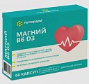 Купить магний в6 д3 летофарм, капсулы массой 600мг 30шт. + капсулы массой 370мг 30 шт. бад в Кстово