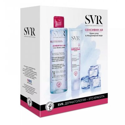Купить svr sensifine (свр) набор: крем-уход для лица 40мл+вода мицеллярная, 200мл в Кстово