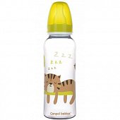 Купить canpol (канпол) бутылочка pp с силиконовой соской africa с 12 месяцев желтая, 250мл в Кстово