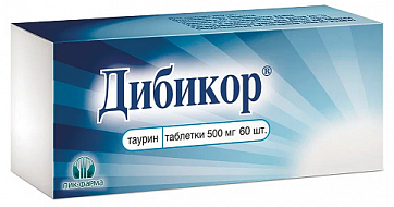 Дибикор, таблетки 500мг, 60 шт