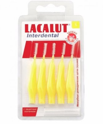 Купить lacalut (лакалют) ершик для зубные, интердентал размер l d 4мм, 5 шт в Кстово