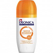 Купить deonica (деоника) дезодорант антиперспирант энергия витаминов ролик 50 мл в Кстово