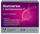Купить витамир коллаген с витамином с, таблетки массой 1100 мг 30шт бад в Кстово