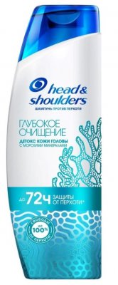 Купить head & shoulders (хэд энд шолдэрс) шампунь против перхоти глубокое очищение детокс кожи головы 300 мл в Кстово