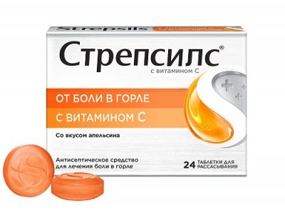 Купить стрепсилс с витамином c, таблетки для рассасывания, 24 шт в Кстово
