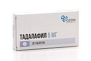 Купить тадалафил, таблетки, покрытые пленочной оболочкой 5мг, 28 шт в Кстово