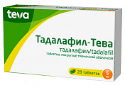 Купить тадалафил-тева, таблетки, покрытые пленочной оболочкой 5мг 28шт в Кстово
