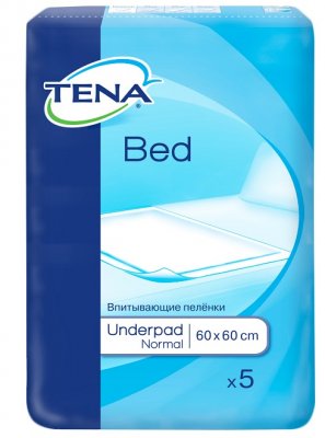 Купить tena (тена) простыня медицинская bed normal 60 x 60см, 5 шт в Кстово