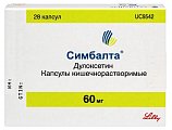 Купить симбалта, капсулы кишечнорастворимые 60мг, 28 шт в Кстово