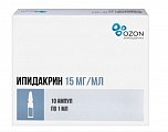 Купить ипидакрин, раствор для внутримышечного и подкожного введения 15мг/мл, ампулы 1мл, 10 шт в Кстово