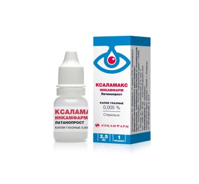 Купить ксаламакс инкамфарм, капли глазные 0,005%, флакон 2,5мл в Кстово