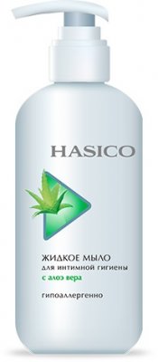 Купить hasico (хасико) мыло жидкое для интимной гигиены алоэ вера, 250мл в Кстово