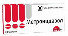 Купить метронидазол, таблетки 250мг, 20 шт в Кстово