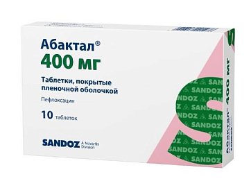 Абактал, таблетки, покрытые пленочной оболочкой 400мг, 10шт