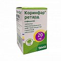 Купить коринфар ретард, таблетки пролонгированного действия, покрытые оболочкой 20мг, 50 шт в Кстово