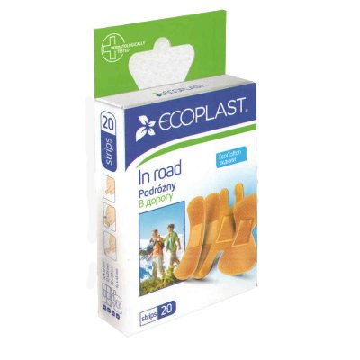 Купить ecoplast in road набор тканевых пластырей дорожный, 20 шт в Кстово