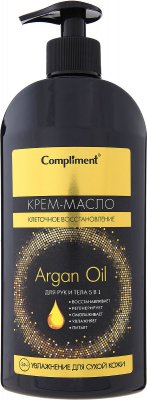 Купить compliment argan oil (комплимент) крем-масло для рук и тела 5в1, 400мл в Кстово