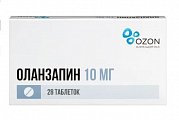 Купить оланзапин, таблетки диспергируемые в полости рта 10 мг, 28 шт в Кстово