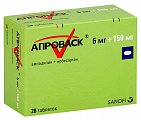 Купить апроваск, таблетки, покрытые пленочной оболочкой 5мг+150мг, 28 шт в Кстово