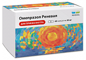 Купить омепразол реневал, капсулы кишечнорастворимые 20мг, 60 шт в Кстово