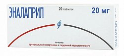 Купить эналаприл, таблетки 20мг, 20 шт в Кстово