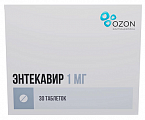 Купить энтекавир, таблетки, покрытые пленочной оболочкой 1мг, 30 шт бад в Кстово