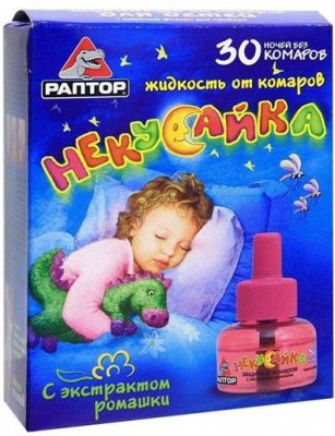 Купить раптор некусайка прибор+ жидкость от комаров для детей 30 ночей в Кстово