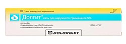 Купить долгит, гель для наружного применения 5%, туба 100г в Кстово