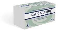 Купить кансалазин, таблетки кишечнорастворимые, покрытые пленочной оболочкой 500мг, 50 шт в Кстово