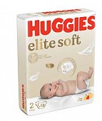 Купить huggies (хаггис) подгузники elitesoft 2, 4-6кг 82 шт в Кстово
