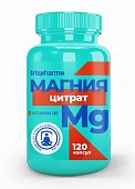 Купить ирисфарма (irispharma) магния цитрат с витамином в6, капсулы 120 шт бад в Кстово