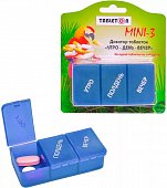 Купить таблетница-контейнер таблетон мини 3 на 1 день (3 приема) в Кстово