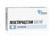 Купить леветирацетам, таблетки, покрытые пленочной оболочкой 500мг, 30 шт в Кстово