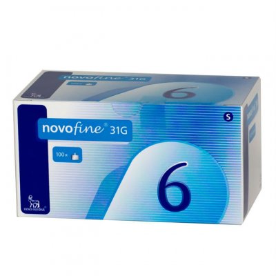 Купить иглы novofine (новофайн) для шприц-ручки 31g (0,25х6мм), 100 шт в Кстово