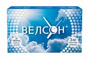 Купить велсон, таблетки покрытые пленочной оболочкой 3 мг, 10 шт в Кстово