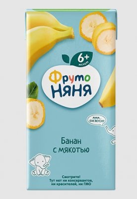 Купить фрутоняня нектар банан с мяк. 200мл (лебедянский оао экз, россия) в Кстово