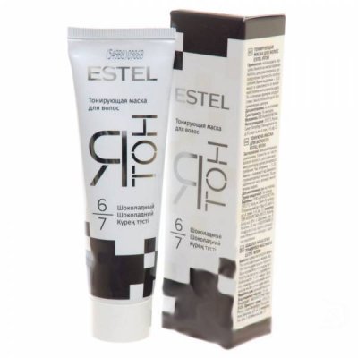 Купить estel (эстель) маска для волос тонирующая ятон 60мл тон 6/7 шоколад в Кстово
