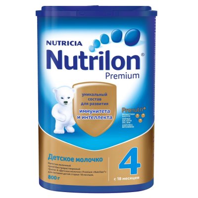 Купить nutrilon junior premium 4 (нутрилон) сухая смесь детская с 18 месяцев, 800г в Кстово