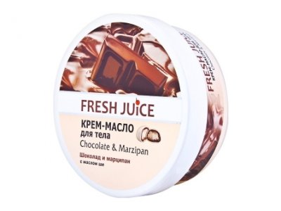 Купить fresh juice (фреш джус) крем-масло для тела шоколад, марципан и масло ши, 225мл в Кстово